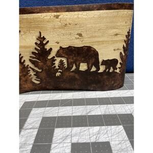 Chesapeake Border Lodge Shawnee Silhouettes Bear, Deer, Moose Pine Trees 5 yds